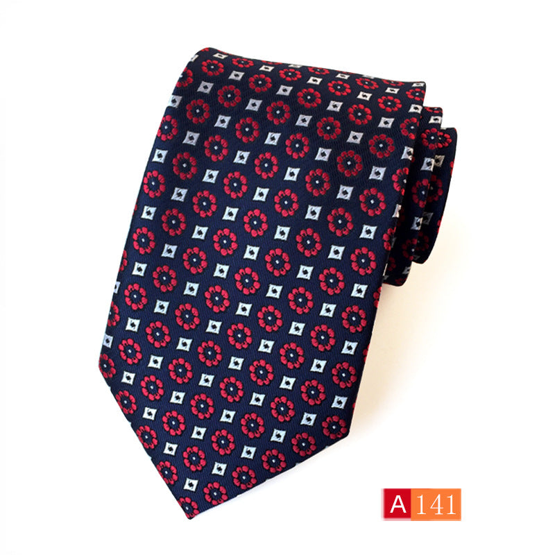 Corbata de jacquard de poliéster para hombre, informal y formal