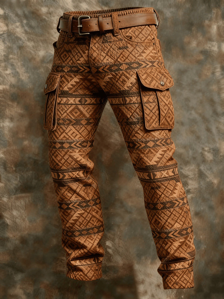 Retro Work Pants For Men In The Punk Style Inspired By Europe And America