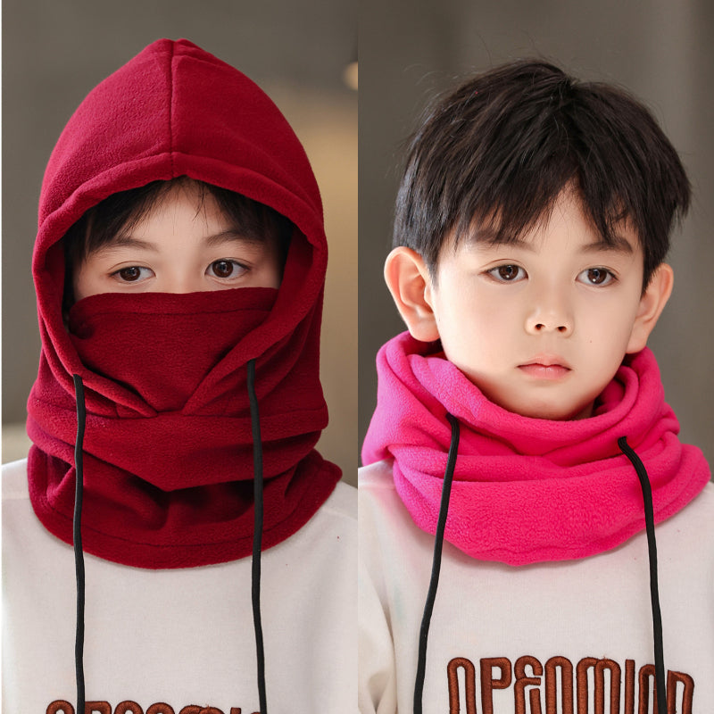 Gorro, bufanda y mascarilla engrosados ​​todo en uno con protección para los oídos que te mantienen abrigado y bloquean el viento.