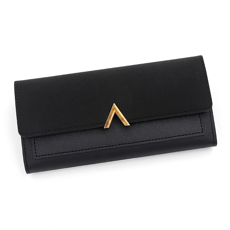 Cartera larga sencilla y de moda para mujer