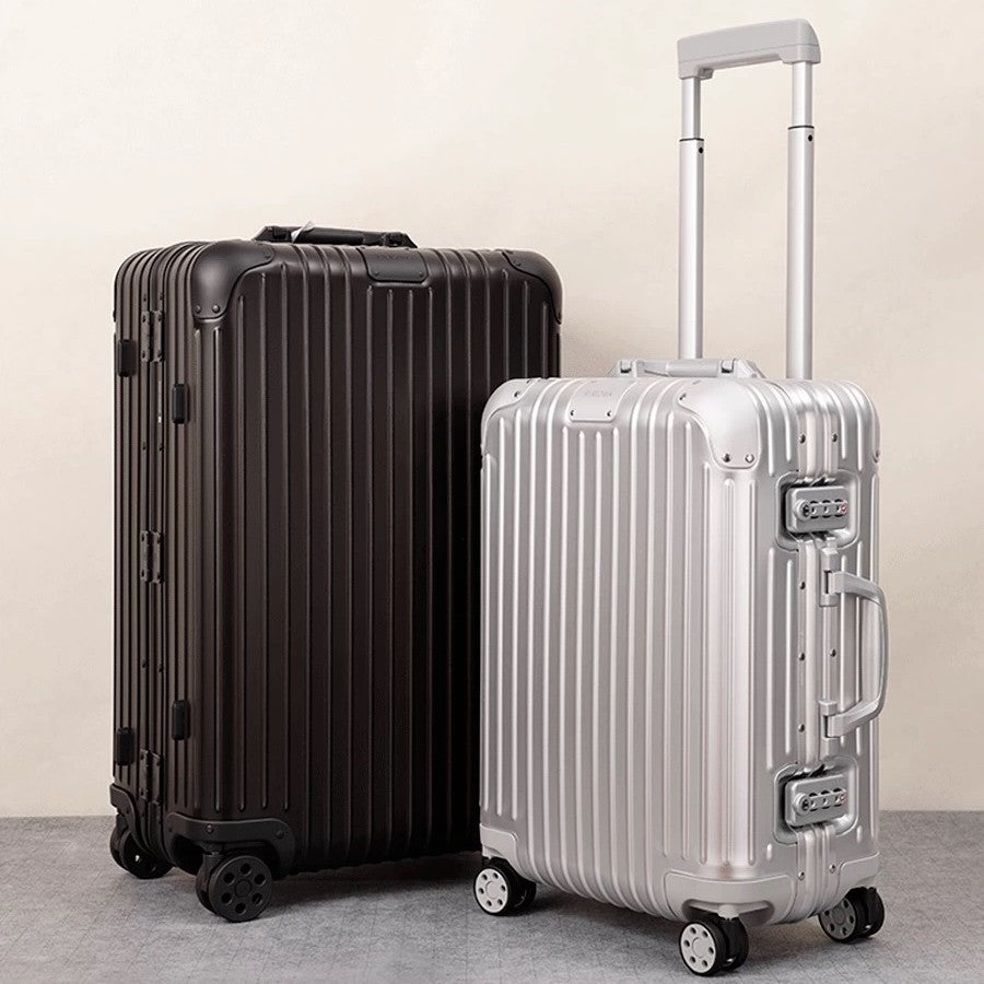 Equipaje de viaje de aleación de aluminio y magnesio resistente a caídas