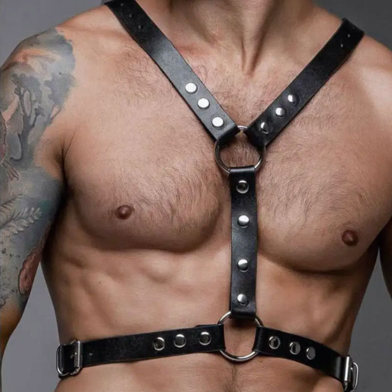 Adult Bondage Training Clothing For Role Play Leather Body Restraints And Bondage Straps
