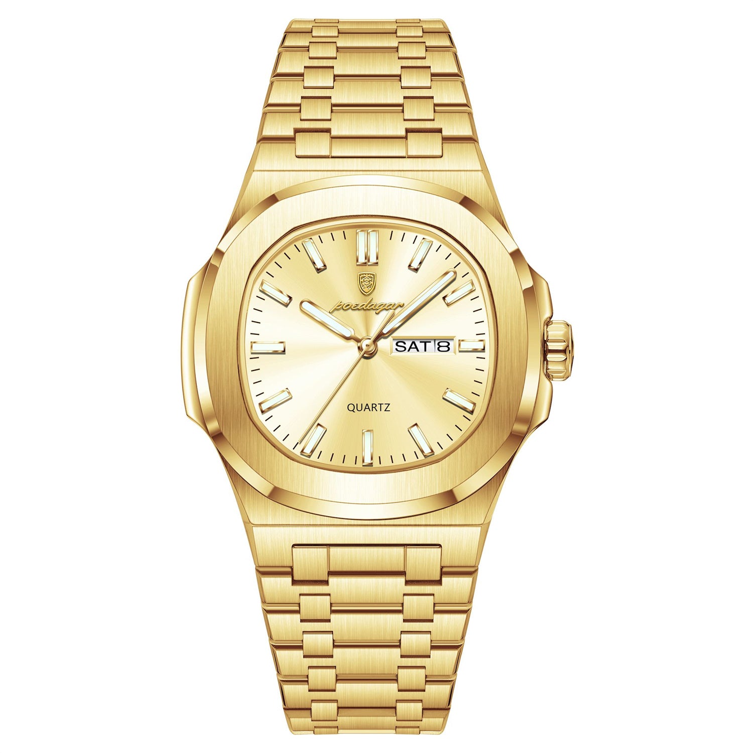 Reloj automático para hombre, resistente al agua y luminoso.