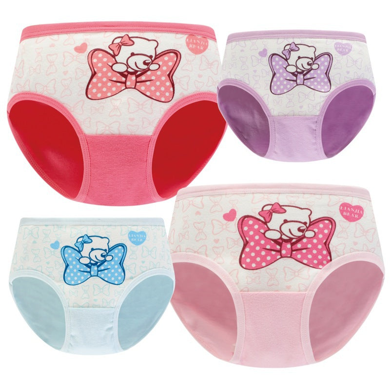 Ropa interior para niñas, ropa interior de algodón para niños, calzoncillos para bebés, pantalones cortos para estudiantes.