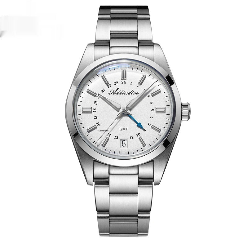 Reloj de cuarzo resistente al agua para hombre, de moda y de negocios.