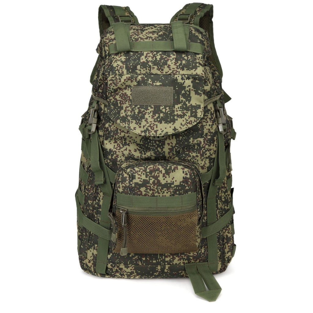 Mochila de camuflaje de 60 l para camping, senderismo, viajes y ciclismo.