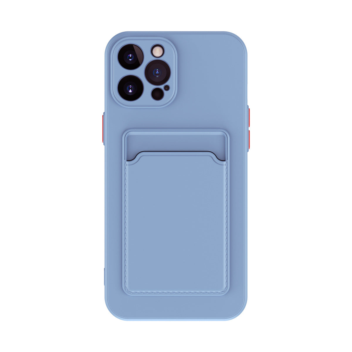 Funda de silicona líquida para teléfono de color puro y sencillo