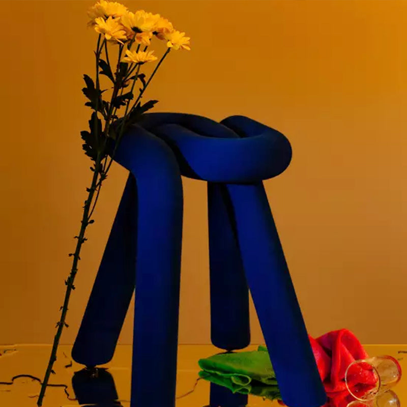 Silla curva creativa de forma minimalista nórdica