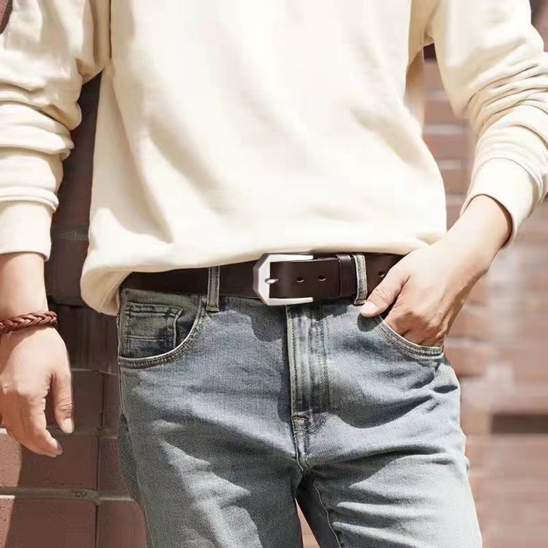 Cinturón vaquero informal versátil para hombre