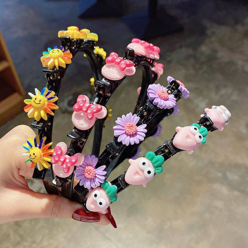 Accesorios para el cabello con clip para niñas de Net Red