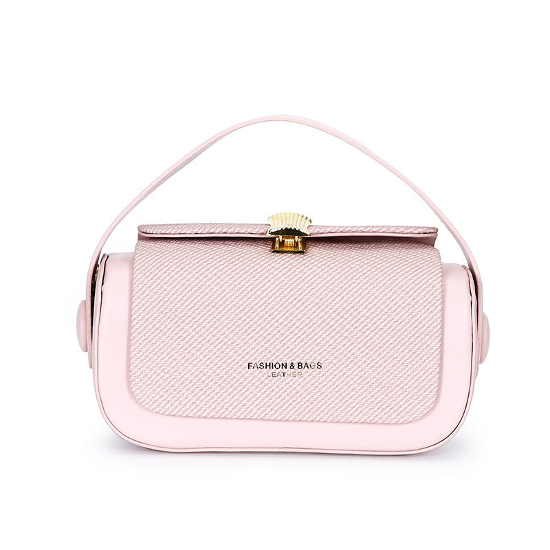 Elegante bolso bandolera cuadrado pequeño para mujer