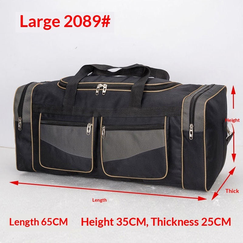 Bolso de mano portátil, sencillo y de gran capacidad para hombre