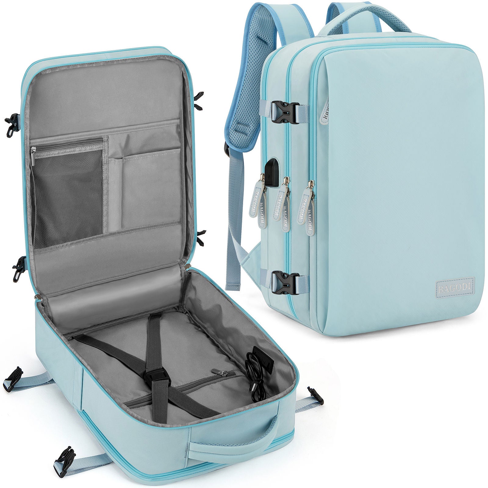 Mochila informal y versátil de tela Oxford para hombre