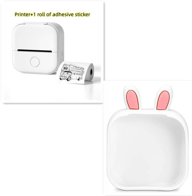 Mini impresora térmica portátil de etiquetas, impresora de fotos para el hogar, impresora de preguntas incorrectas para estudiantes, mini impresora de etiquetas compatible con Bluetooth, etiqueta de precio