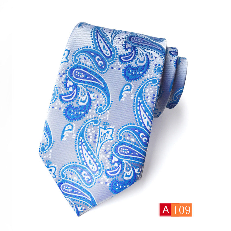 Corbata de jacquard de poliéster para hombre, informal y formal