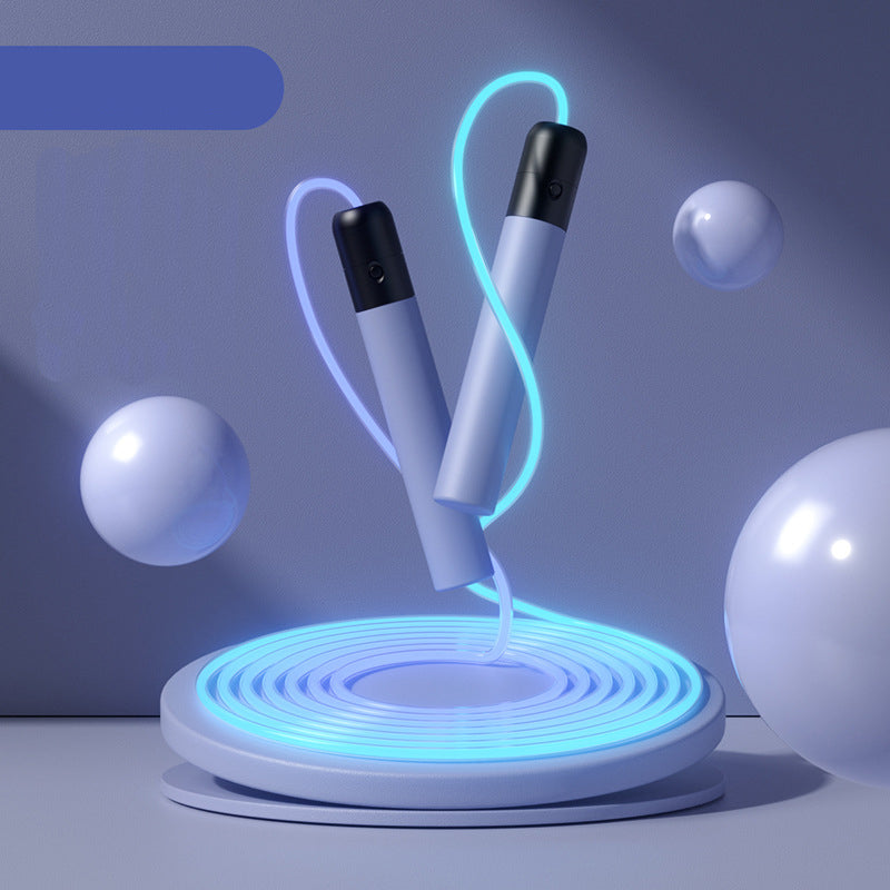 Cuerda luminosa de fibra óptica para deportes y fitness