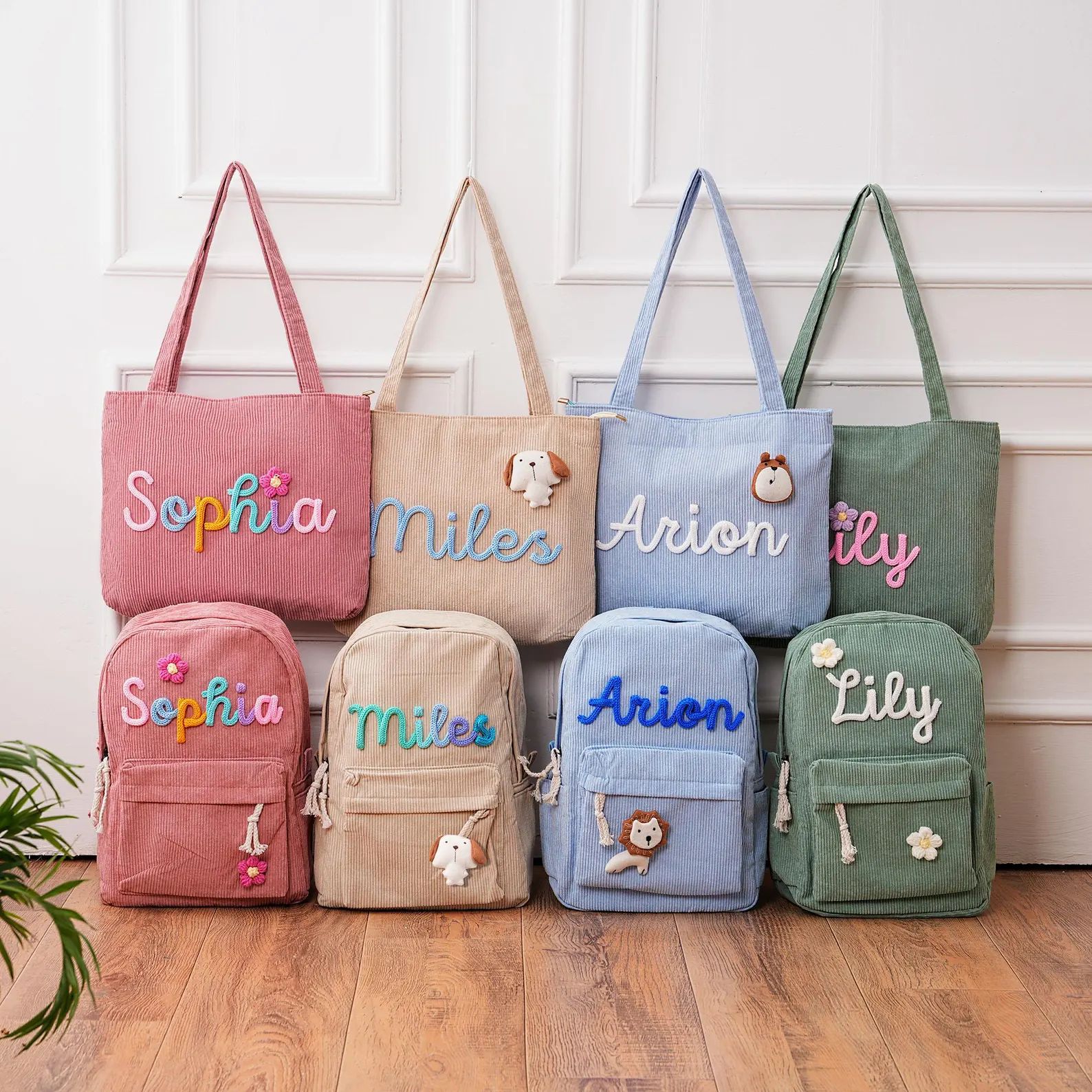 Bolso de mano informal de pana para mujer, moderno, minimalista y a la moda.