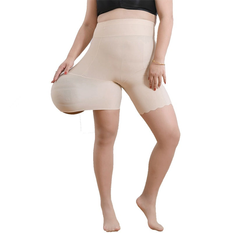 Pantalones de seguridad de seda helada antiexposición para mujeres con curvas