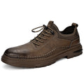 Zapatos casuales de cuero para hombre en tallas grandes