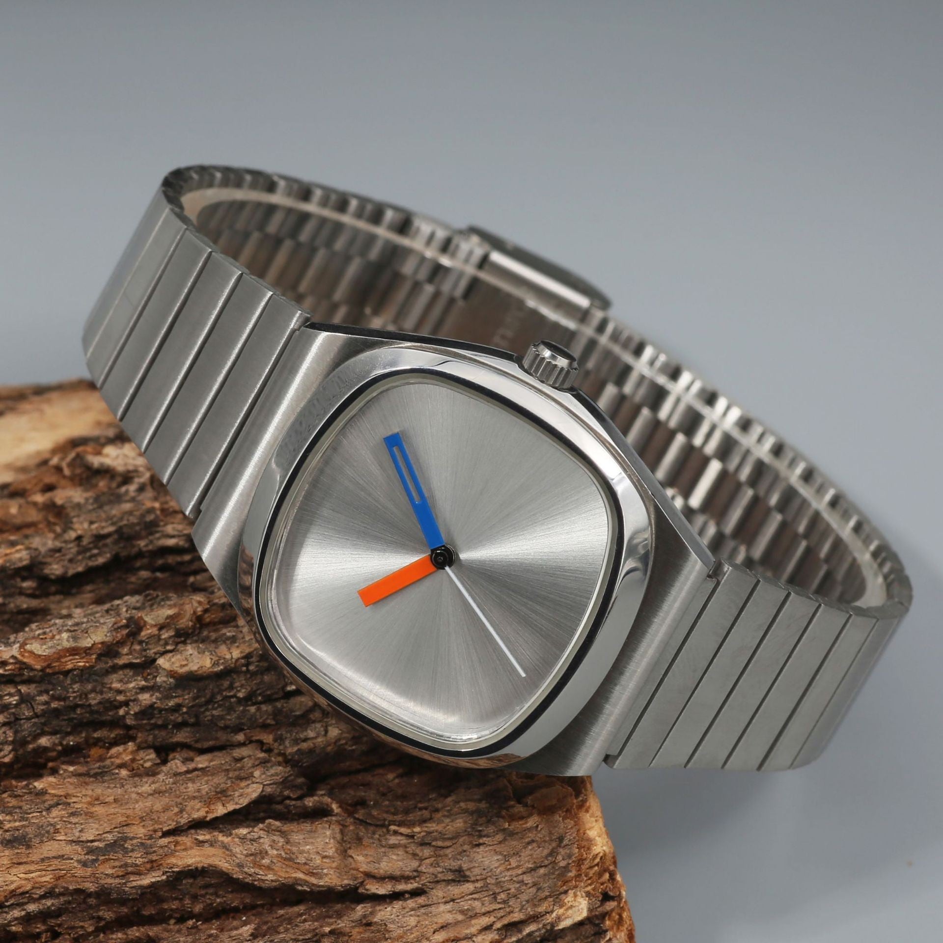 Reloj unisex minimalista sin logotipo para hombres y mujeres jóvenes