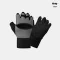 Guantes de gimnasio con correas de muñeca integradas para barras de dominadas