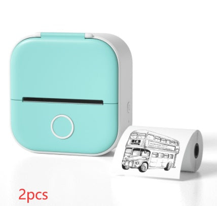 Mini impresora térmica portátil de etiquetas, impresora de fotos para el hogar, impresora de preguntas incorrectas para estudiantes, mini impresora de etiquetas compatible con Bluetooth, etiqueta de precio