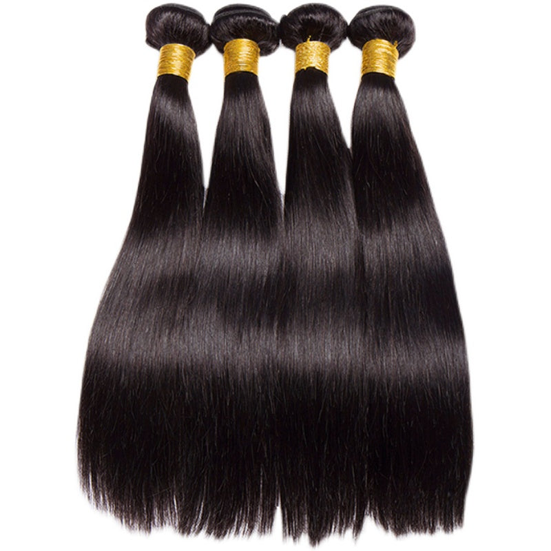 Extensiones de cabello para mujeres con cabello liso en Perú