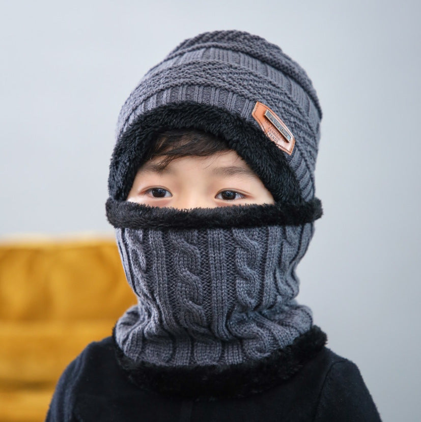 Gorro de punto cálido para niños