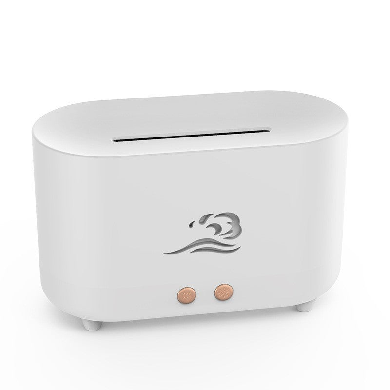 Humidificador de llama simulada para el hogar, ideal para el dormitorio.