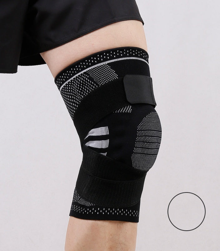 Rodillera deportiva de compresión con absorción de impactos y protección para fitness