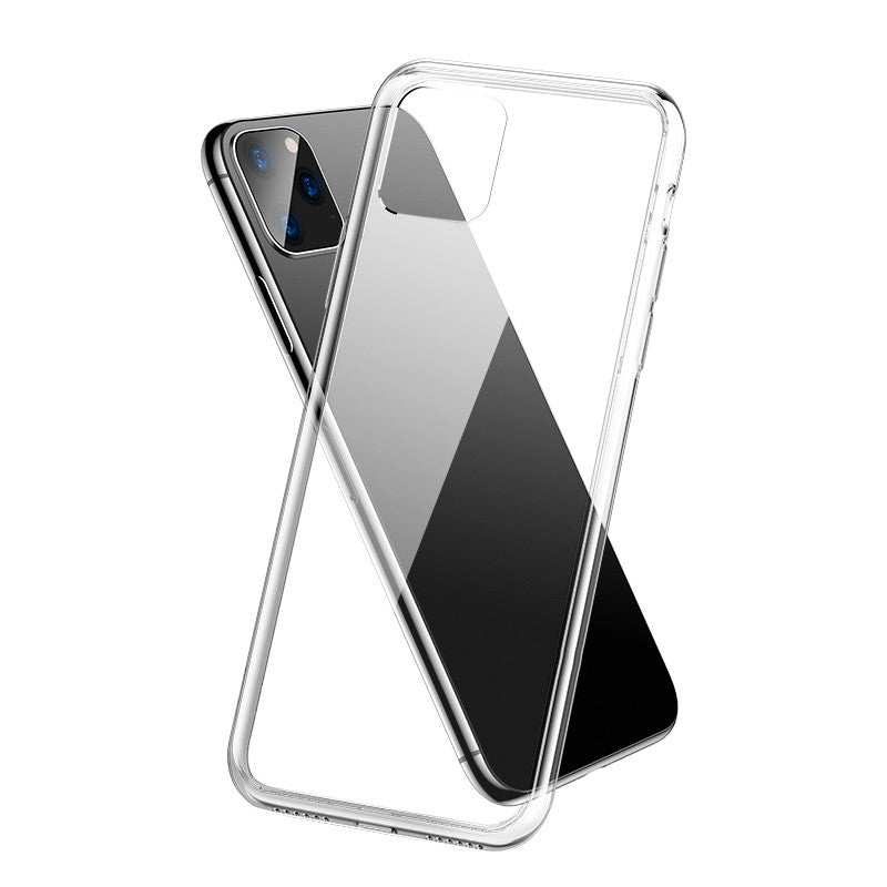 Funda ultrafina de silicona TPU transparente resistente a golpes para teléfono