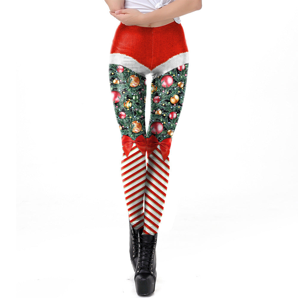 Leggings ajustados con estampado digital 3D sexy