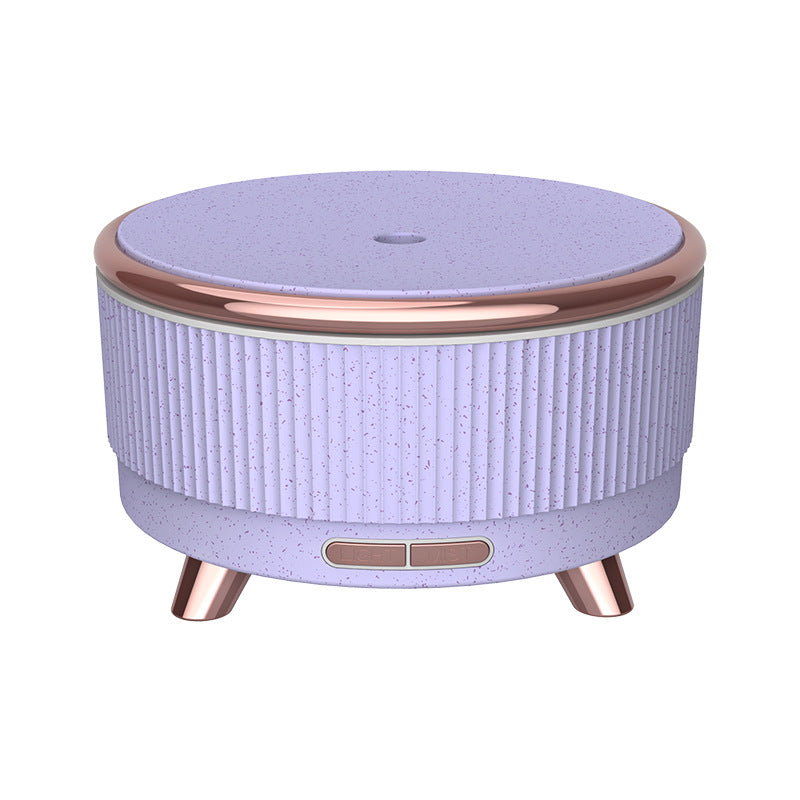 Difusor de aroma ultrasónico de madera para el hogar, minihumidificador de escritorio de 500 ml, difusor de aceites esenciales de gran capacidad.