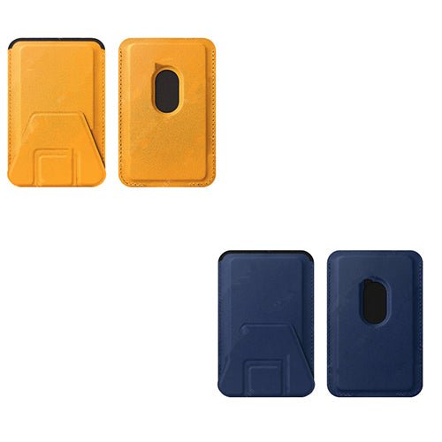 Soporte para teléfono móvil, tarjetero, tarjetero plegable, adhesivo para tarjetas, tarjetero magnético multifuncional.