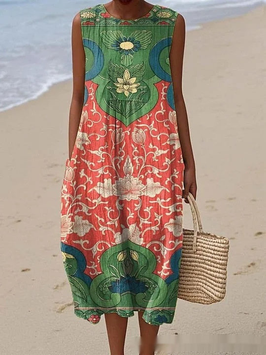 Casual Printed Elegant Dress For Women
