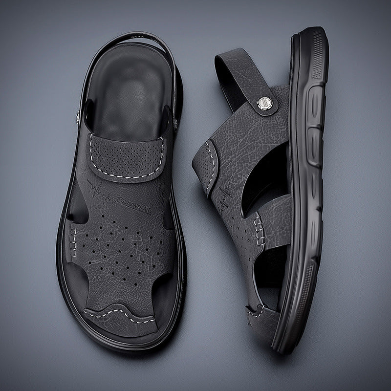 Zapatos de playa para hombre, frescos y salvajes, artísticos.