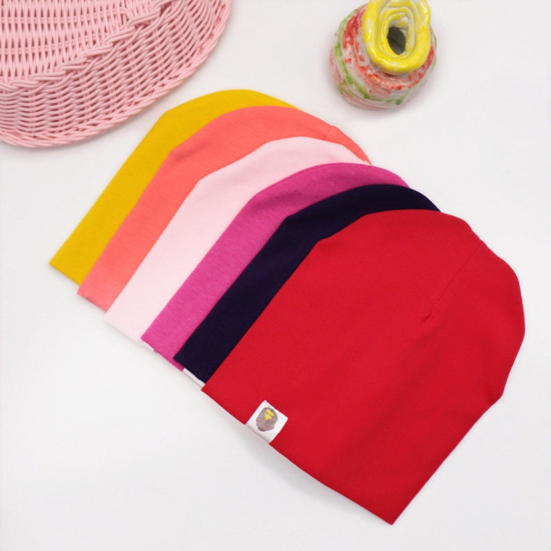 Gorros gruesos de punto de algodón para bebé, gorros de primavera y otoño para bebé.