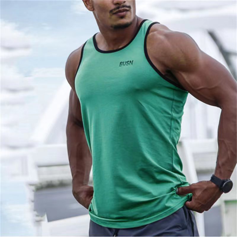 Camiseta de tirantes informal de verano para hombre para fitness muscular