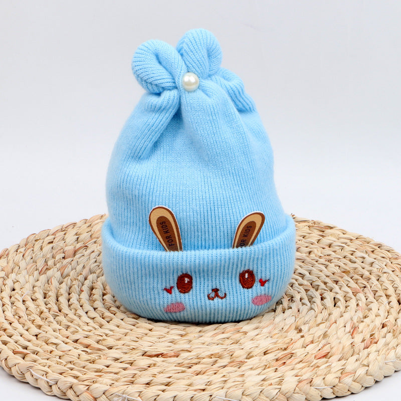 Gorros de lana para bebés recién nacidos de otoño e invierno