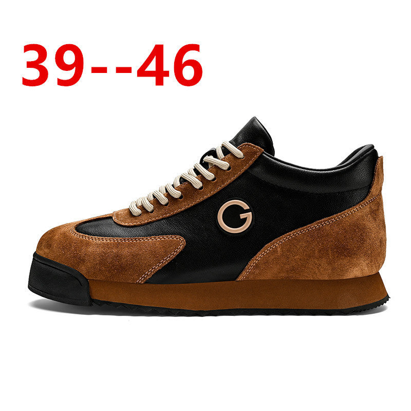 Zapatos casuales sencillos de talla grande para hombre
