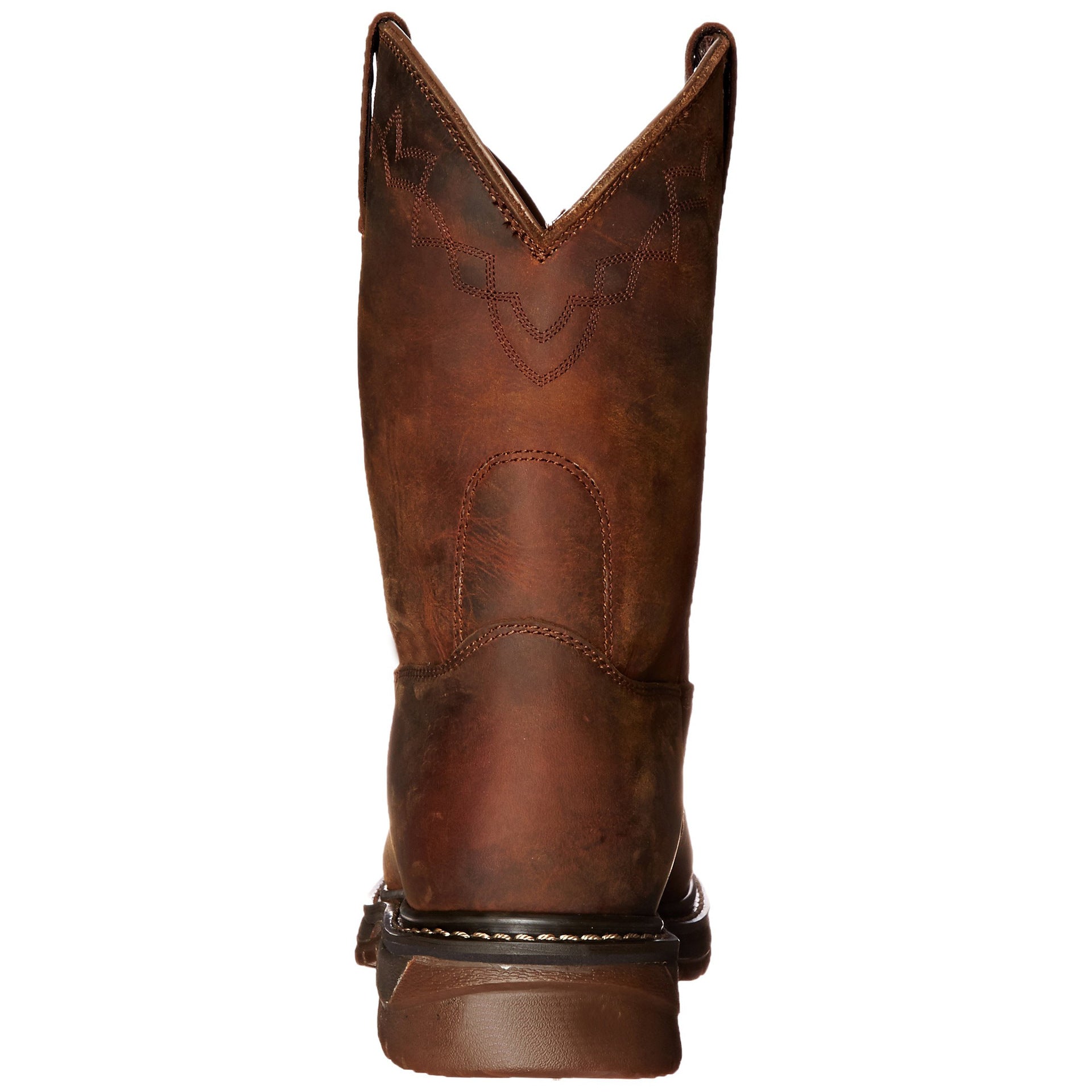 Botas de moto para hombre con punta redonda, cómodas, tacones bajos y puños elásticos.