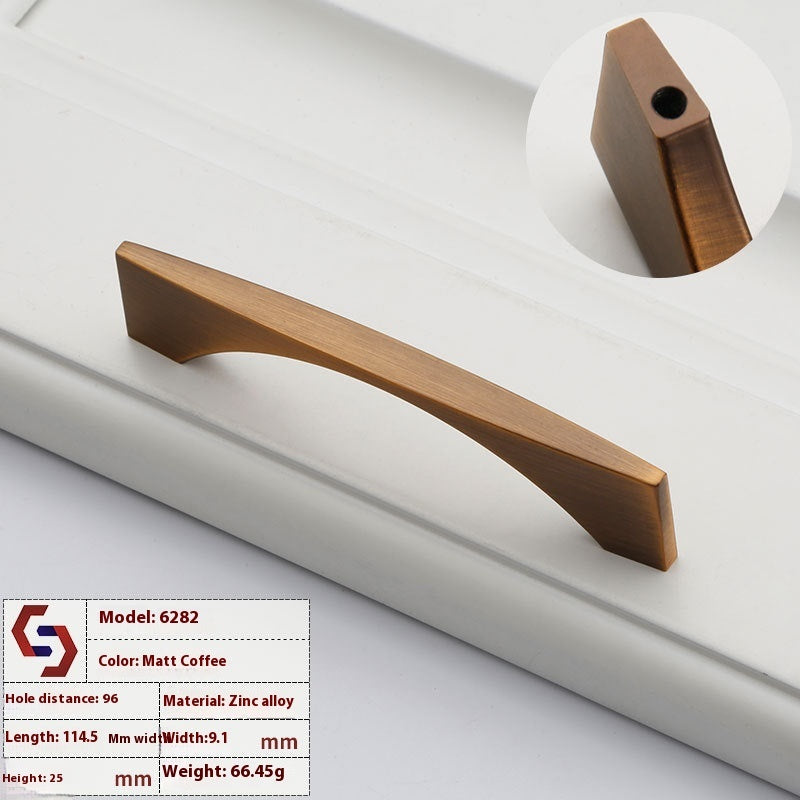 Tirador de armario minimalista de estilo chino, accesorios para muebles