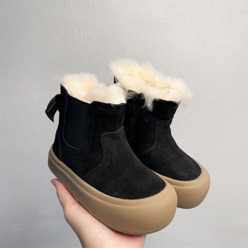 Botas de algodón con pelo integrado para niños