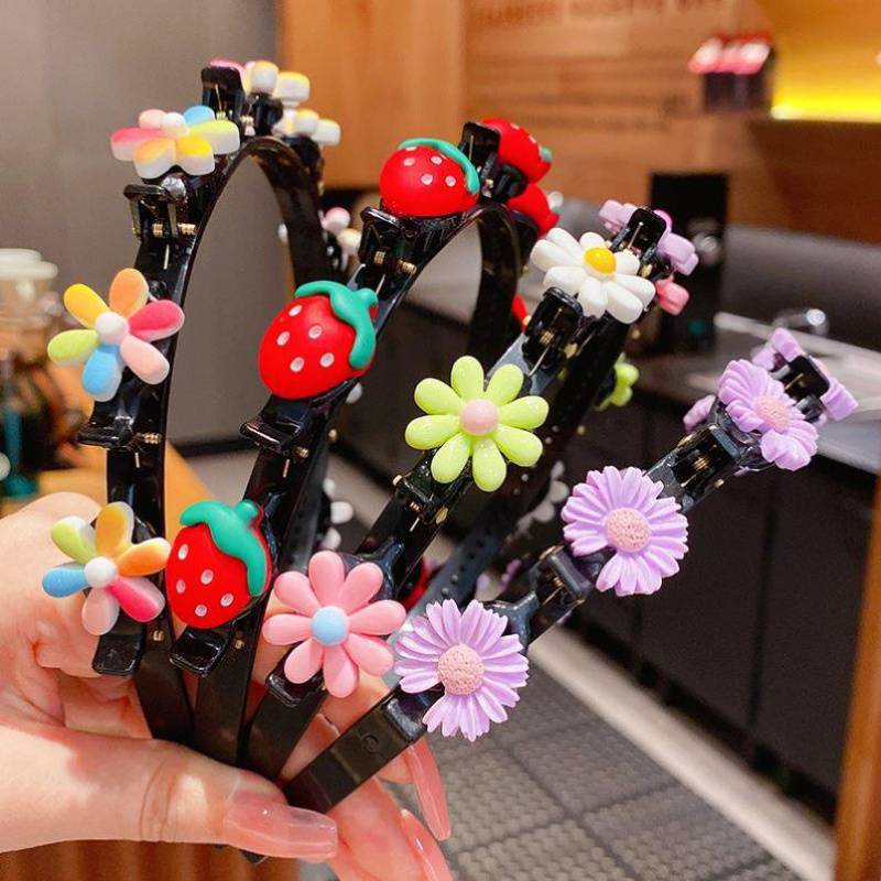 Accesorios para el cabello con clip para niñas de Net Red