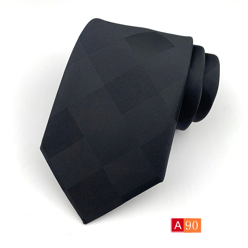 Corbata de jacquard de poliéster para hombre, informal y formal