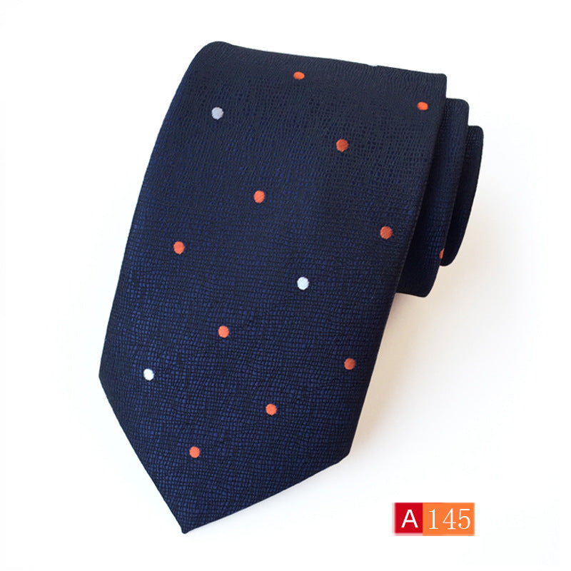 Corbata de jacquard de poliéster para hombre, informal y formal