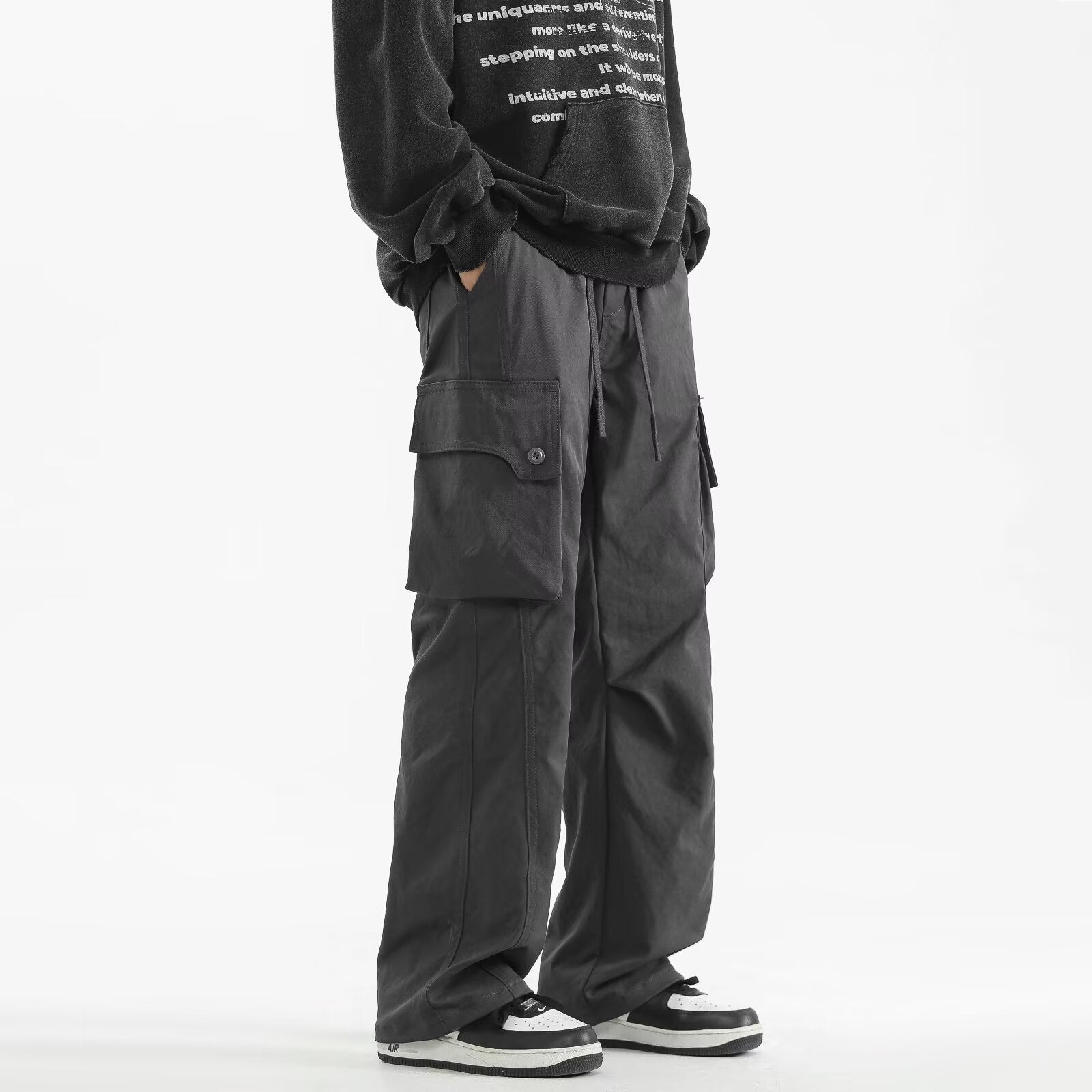 Pantalones de trabajo casuales holgados para hombre para verano