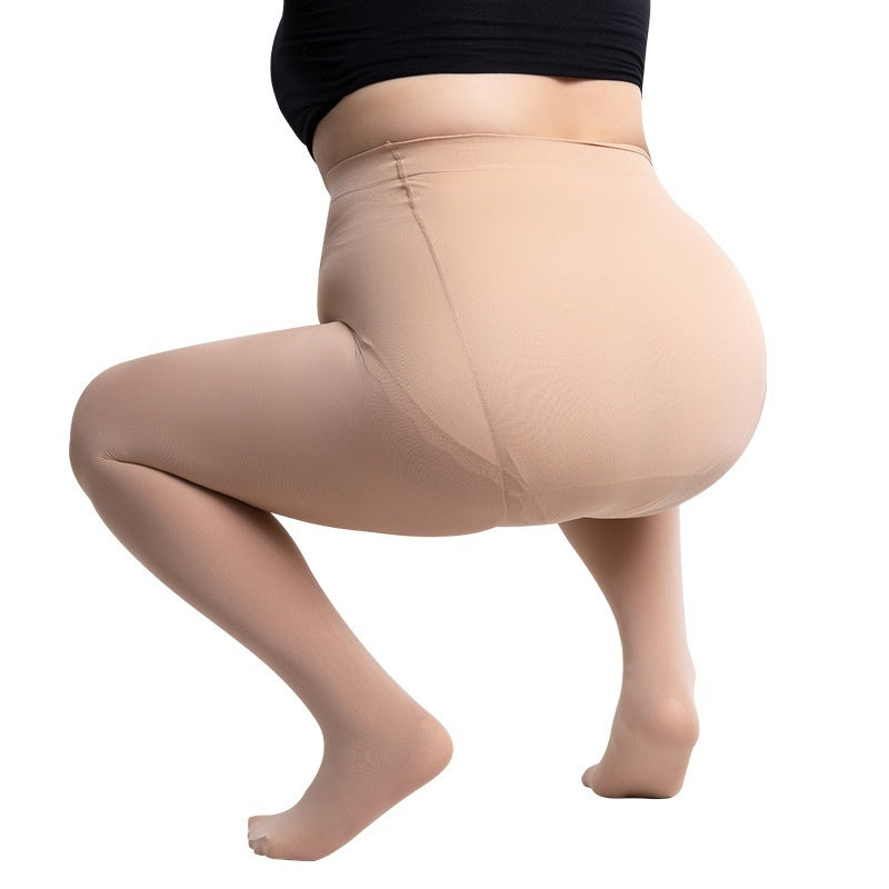 Medias de forro polar ligero para mujer que realzan las piernas y son ideales para la primavera.