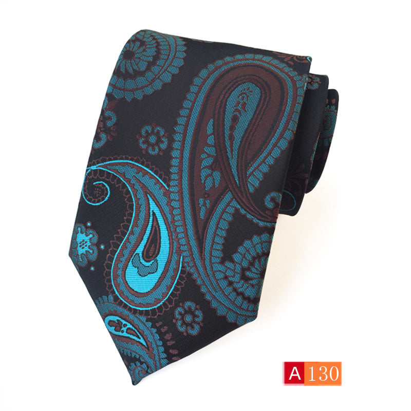 Corbata de jacquard de poliéster para hombre, informal y formal