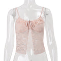 Fashionable Lace-trimmed Camisole Top For Women